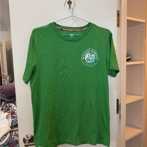 Lacoste Green Roland Garros Men's Tee